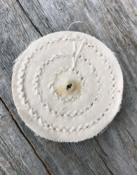 17-617 = Unmounted Muslin Mini Buffs 1-1/4'' (Pkg of 6)