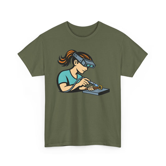 Sally Silversmith – Jewelry Bench T-Shirt