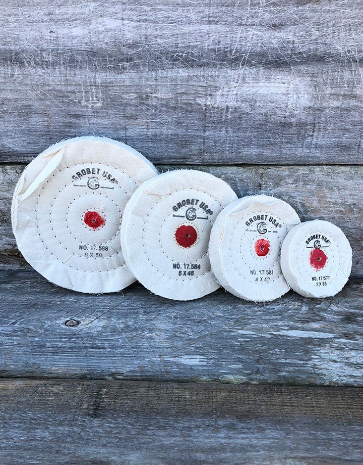 Coarse Muslin Buff 6" x 50 ply (17.588)