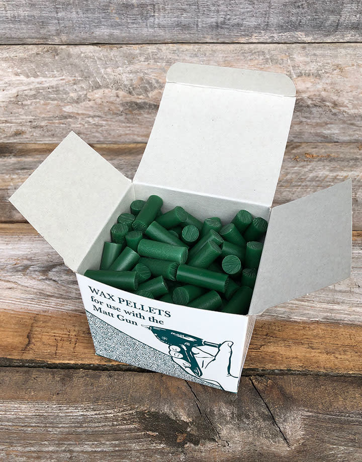 21-0951-07 = WAX GUN GREEN WAX FOR MATT GUN 130pc