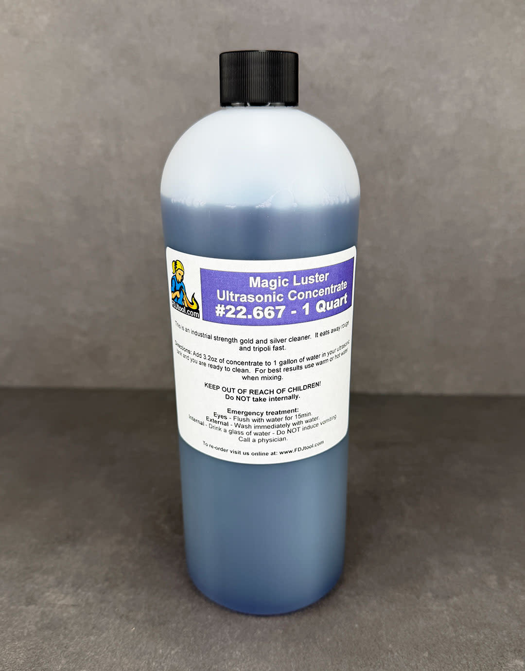 22-667 = Magic Luster Ultrasonic Cleaning Solution (1Qt)