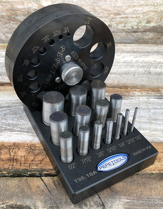 25-198 = Disc Cutter Set of 14 Different 1/8'' to 1'' By PEPE Tools