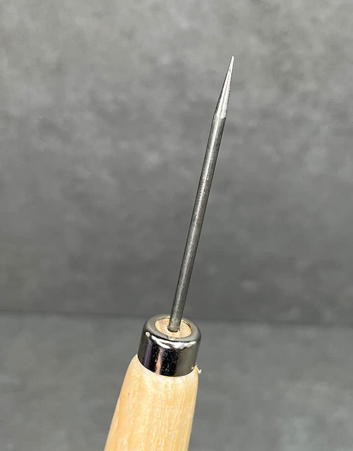 54.772 = Tungsten Solder Pick with Wood Handle
