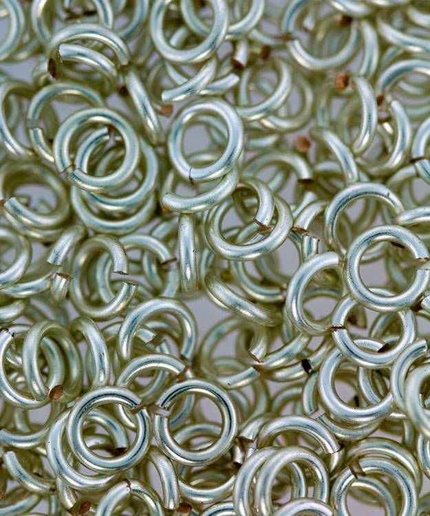 900AWS-53 = Artistic Wire Tarnish Resistant Silver Color Jump Ring 3.1mm ID 18ga (350pcs)