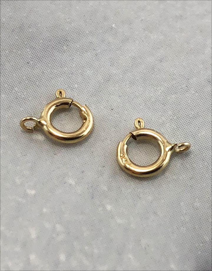 911-XX = Standard Spring Ring Clasp 14KY Gold