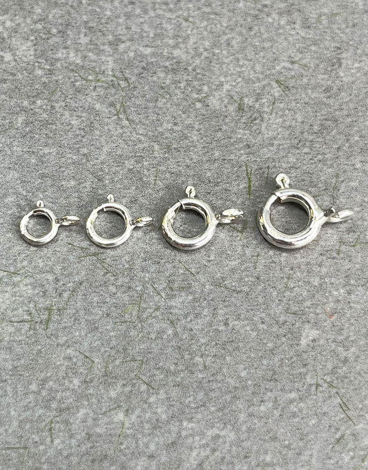 911S-0X = Sterling Silver Spring Ring Standard (Pkg of 10)