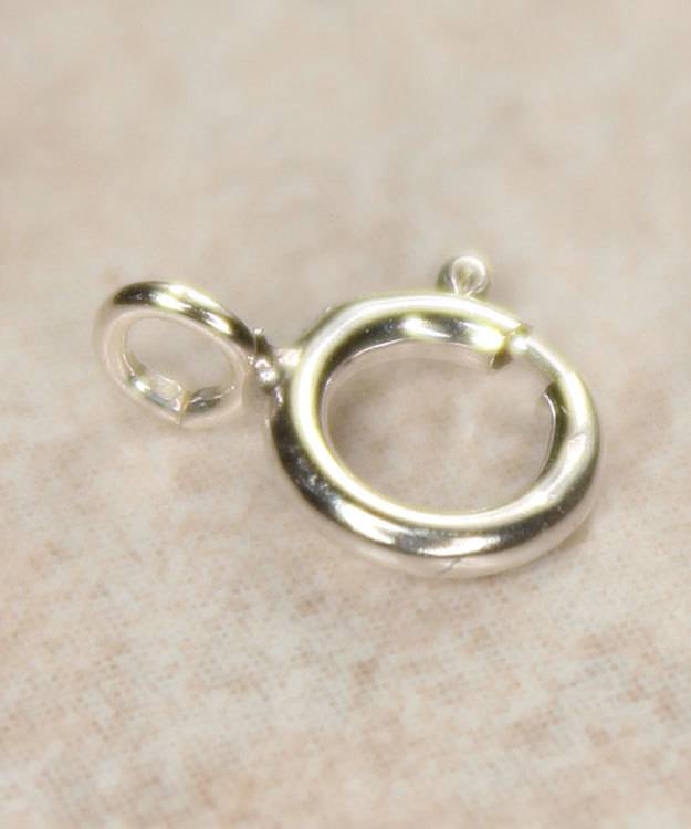 911S-0X = Sterling Silver Spring Ring Standard (Pkg of 10)