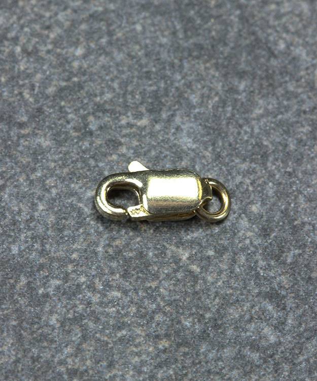 912-0X = Lobster Clasp with Jump Ring 14KY Gold