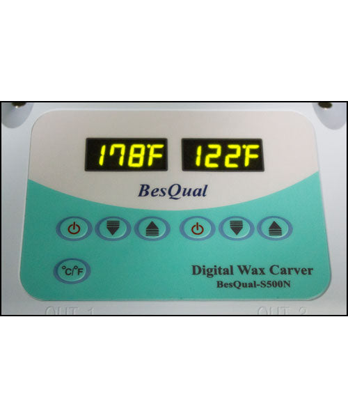 CA1355 = Wax Carver by Besqual with Digital Readout, 2 Pens and 6 Tips