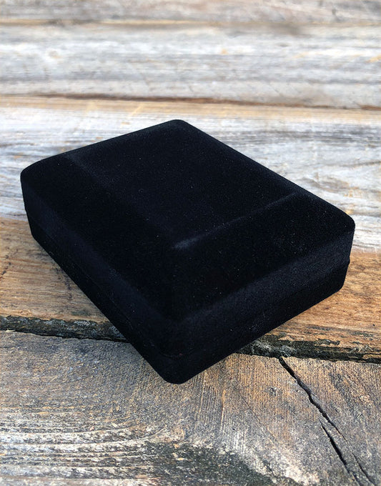 DBX1215 = Black Value Velvet Small Pendant Box (Each)