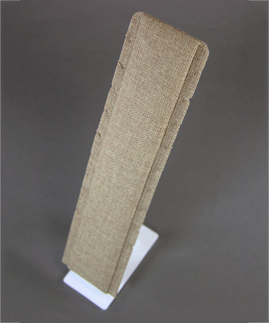 DCH3991 = Burlap Necklace Easel Display 12-1/8" H