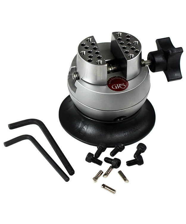G03684 = GRS Microblock Engraving Ball Vise with Attachments