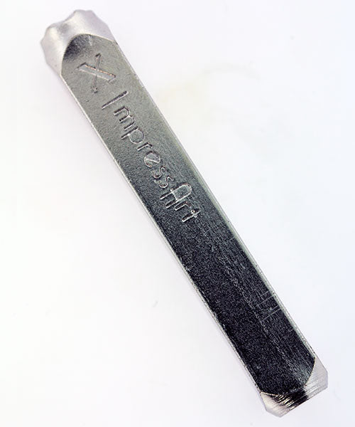 PN6503 = ImpressArt Design Stamp - Greek letter CHI 6mm