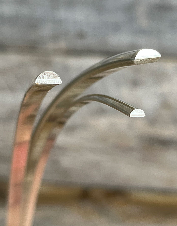 SHRW = Half Round Sterling Silver Wire