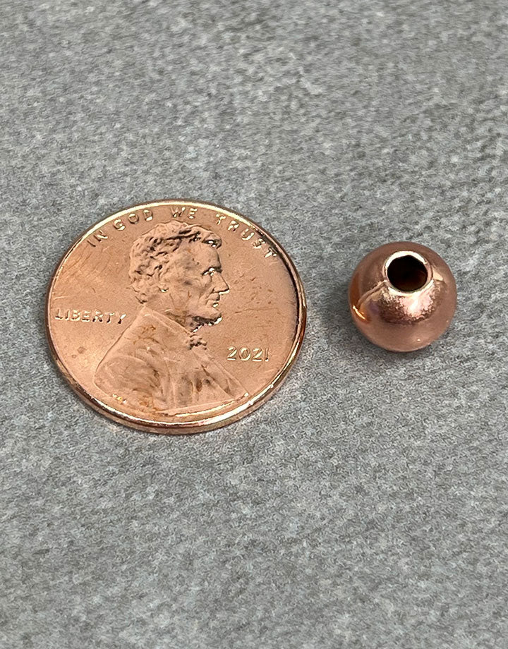 ABCU = Copper Round Beads