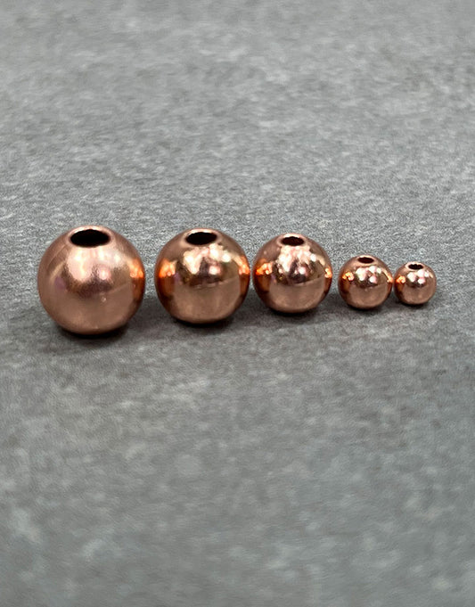 ABCU = Copper Round Beads