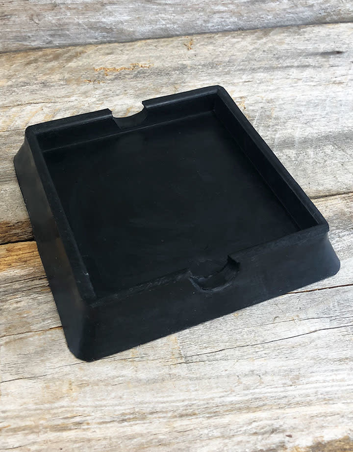 AN544 = Rubber Base for 3-7/8'' x 3-7/8'' Steel Bench Blocks