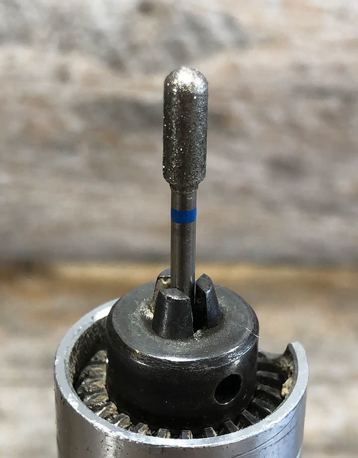 BR1608 = Blu Diamond Bur Bullet (10.3 x 4.0mm)