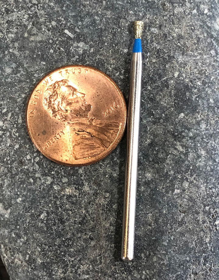 BR1609 = Blu Diamond Bur Inverted Cone (3.4 x 2.2mm)