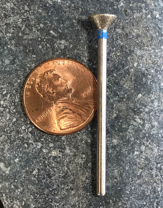 BR1610 = Blu Diamond Bur Inverted Cone (3.9 x 7.6mm)
