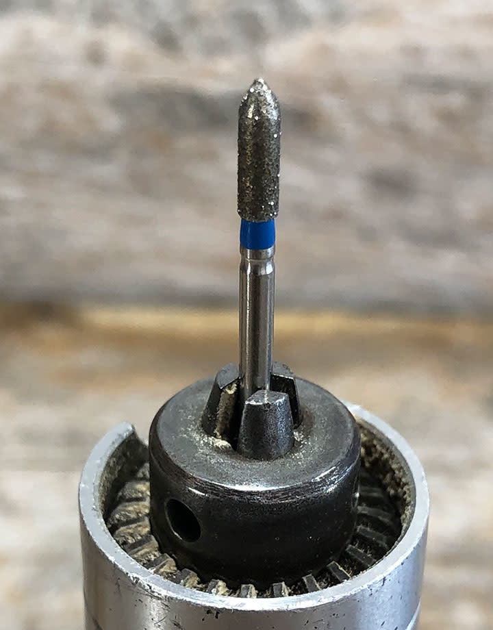 BR1611 = Blu Diamond Bur Bullet (9.2 x 2.7mm)