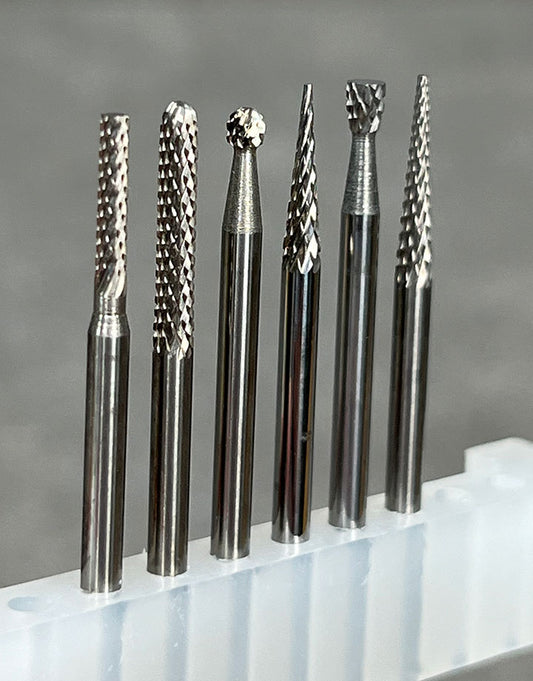 BR1900 = Dedeco Carbide Bur Set for Detail Work (6pcs)