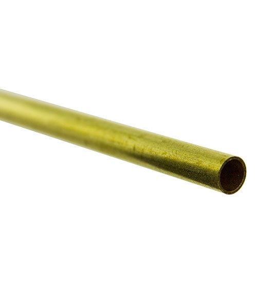 BRT05 = ROUND TUBE BRASS .014'' WALL 12'' LONG 3/16'' OD