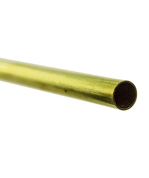 BRT08 = ROUND TUBE BRASS .014'' WALL 12'' LONG 9/32'' OD
