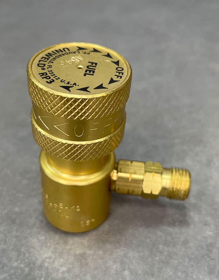 BT2109 = Uniweld Propane Regulator for Disposable Tanks