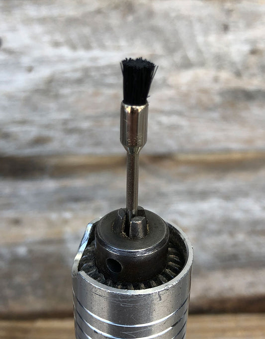 BU14XX = Mounted Bristle End Brushes with 3/32" Mandrel (Dozen)