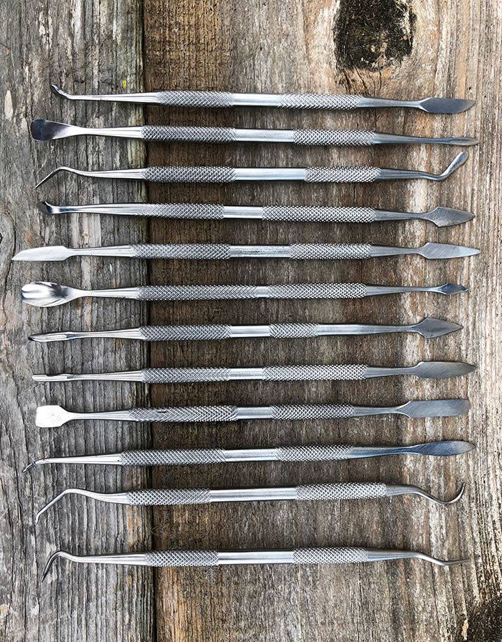 CA824 = Wax Carver Set - Double Ended (12pcs)