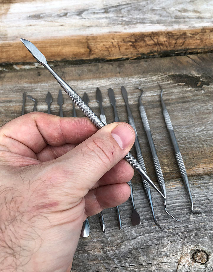 CA824 = Wax Carver Set - Double Ended (12pcs)
