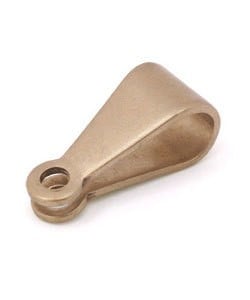 CCBR1923 = Brass Rivet Bails for 3.5mm Neckalce (6pcs)