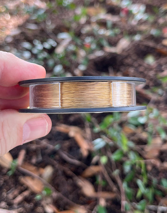 CD41912K-100 = Beadalon 19 .012" 100 FT Spool GOLD PLATED