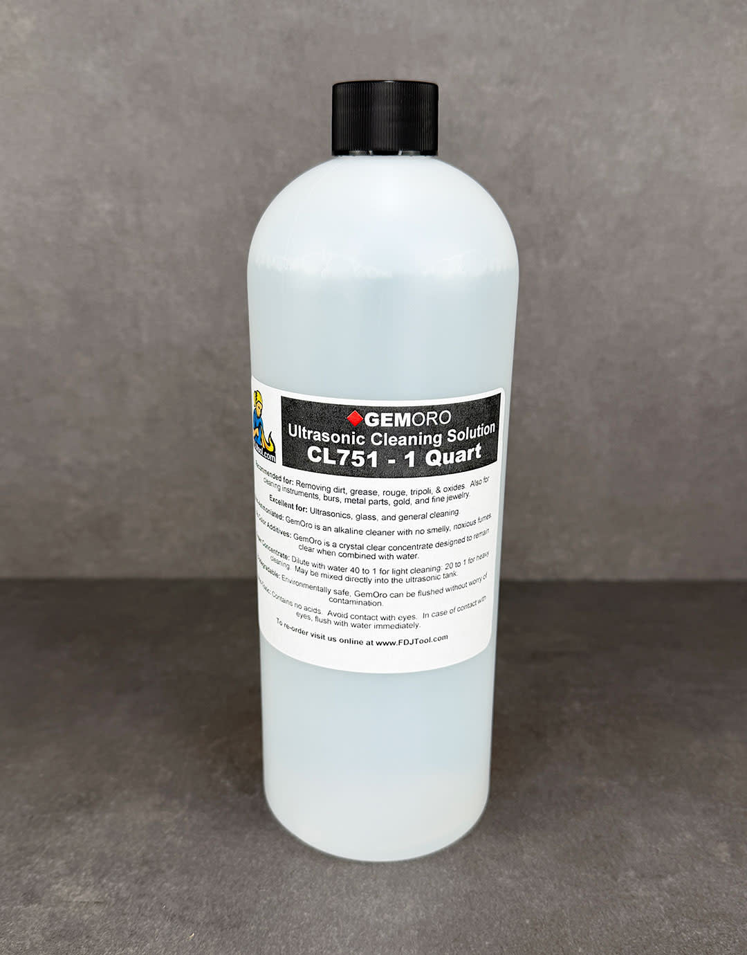 CL751 = Gem-Oro Ultrasonic Soap 1qt