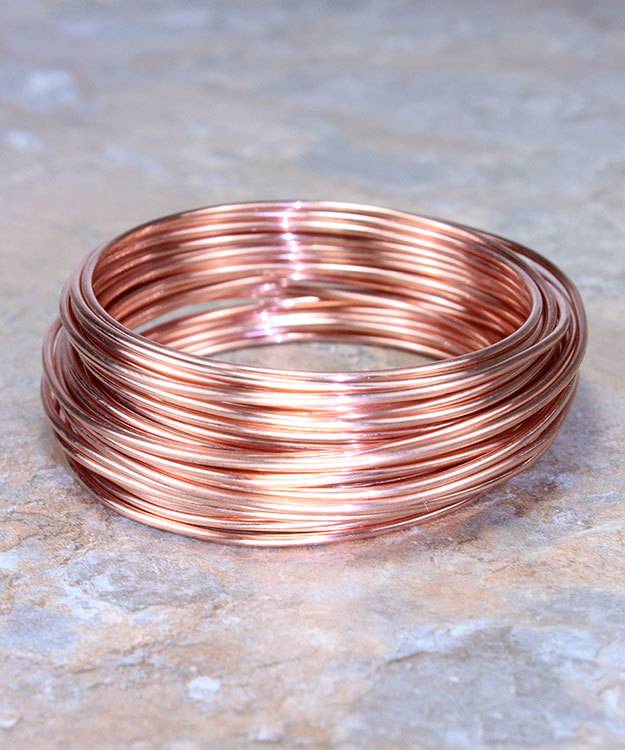 CRW14 = Copper Wire 14ga Round 1.63mm 1/4lb Spool
