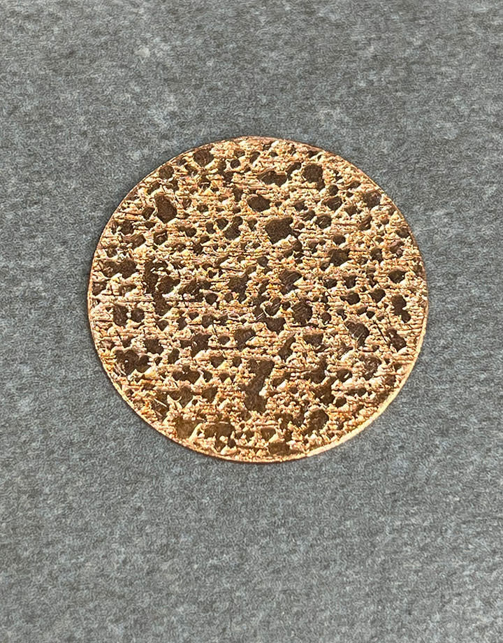 CSP615 = Pattern Copper Disc 1" x 24ga "Wet" (Pkg/6)