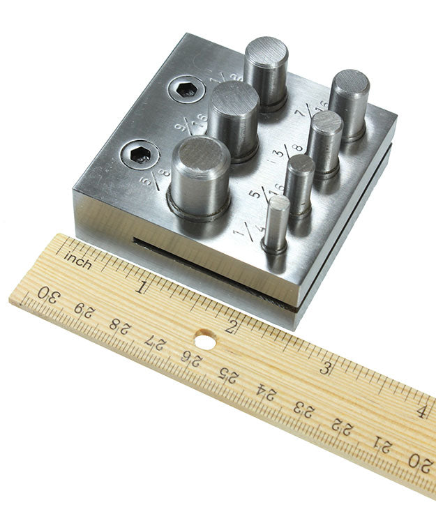 DA2594 = ECONOMICAL DISC CUTTER 1/4'' to 5/8'' - SEVEN PUNCHES