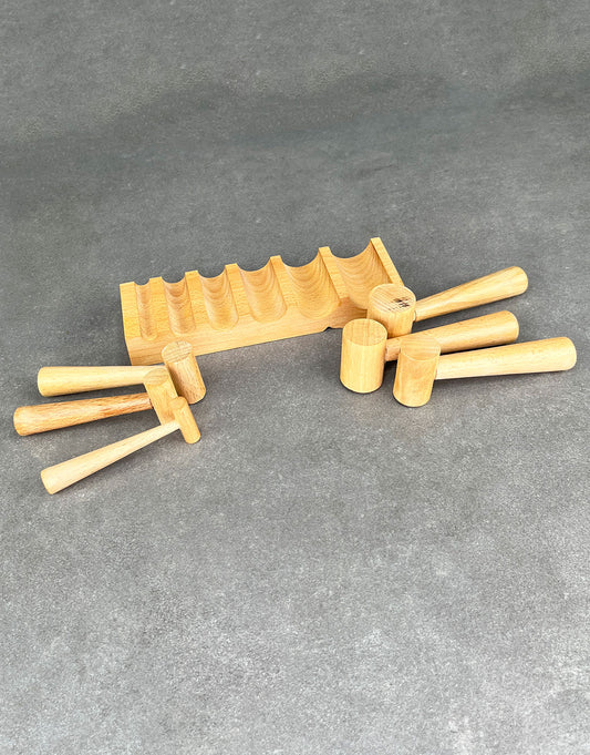 DA3135 = U-Channel Wood Block with 6 Hammer Shaped Formers