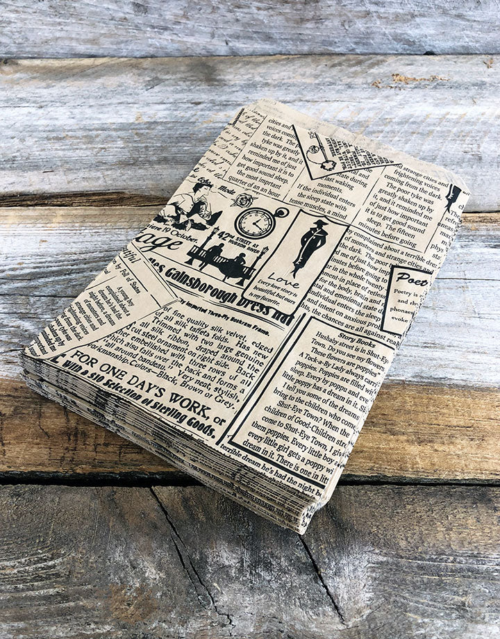 DBG1113 = Paper Gift Bag New Print Pattern 5'' x 7'' (Bundle of 100)