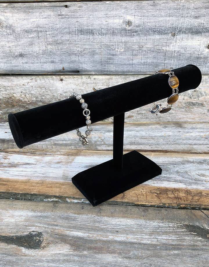 DBR1192 = VELVET BRACELET T BAR 12''W x 7''H
