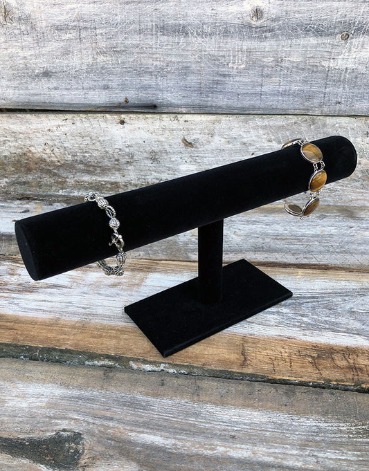 DBR1198 = Light Weight Value Velvet Bracelet T Bar 12''W x 5'' W