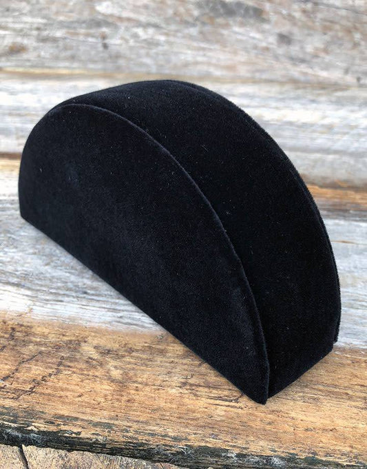 DBR1236 = Value Velvet Half Round Bracelet Display 1-3/8" Wide