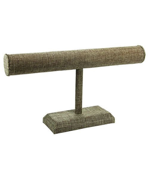 DBR3192 = Burlap Bracelet T-Bar 12'' wide x 6-1/2'' high