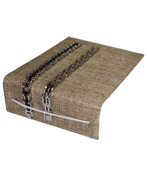 DBR3241 = Burlap Multi Bracelet Ramp