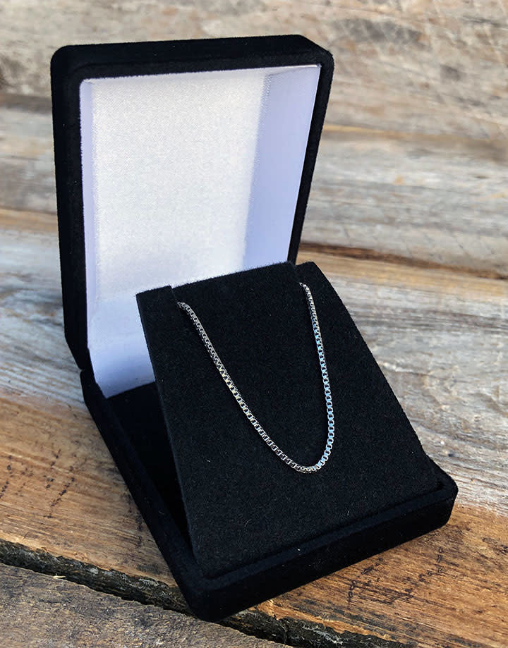 DBX1215 = Black Value Velvet Small Pendant Box (Each)