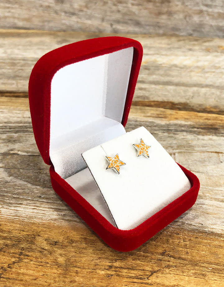 DBX2220 = Red Value Velvet Earring Box (Each)