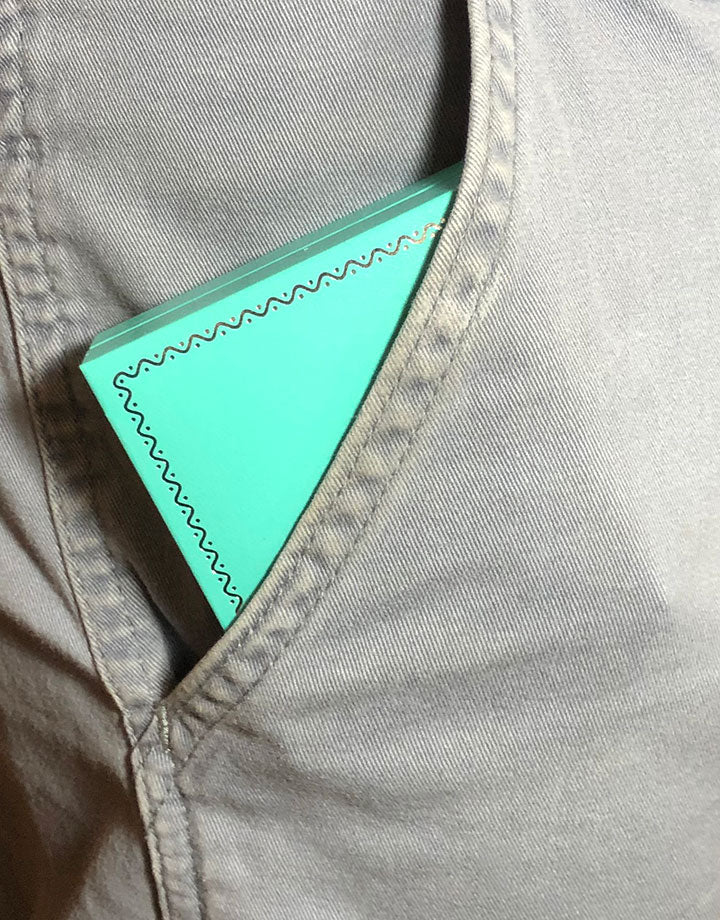 DBX6011 = Slim Proposal Engagement Ring Box Teal/White