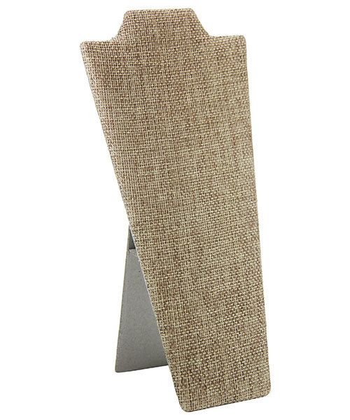 DCH3670 = Burlap Necklace Easel 4'' wide x 8'' high (Pkg of 6)