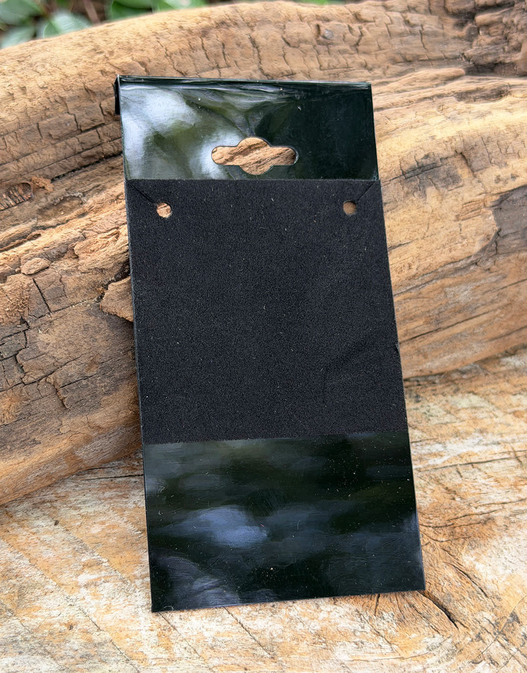 DCH800 = Hanging Necklace Card Black 2 x 4'' ''PLAIN'' (Pkg of 100)